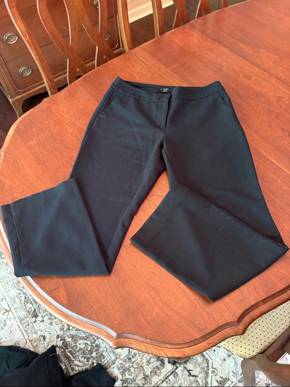 Ann Taylor Factory Black Boot Cut Dress Pants